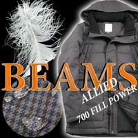 B:MING by BEAMS × ALLIED FEATHER + DOWN × Thermolite ／ ビーミングバイビームス × アライドフェザーアンドダウン × サーモライト　撥水 ダウン