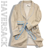 HAVERSACK ／ ハバーサック　コットン リネン ニット ガウン 日本製 カーディガン ローブカーディガン ｜ オールシーズン　（No.261697）