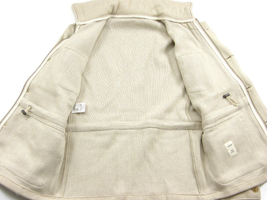e'lento RING JACKET / エレント リングヂャケット カシミヤ混 M