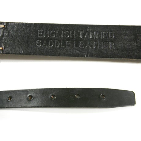 HALCYON BELT COMPANY ／ ハルシオンベルトカンパニー　ベルト 英国製 サドルレザー バーミンガム スターリングシルバー STERLING SILVER 925 ｜ オールシーズン