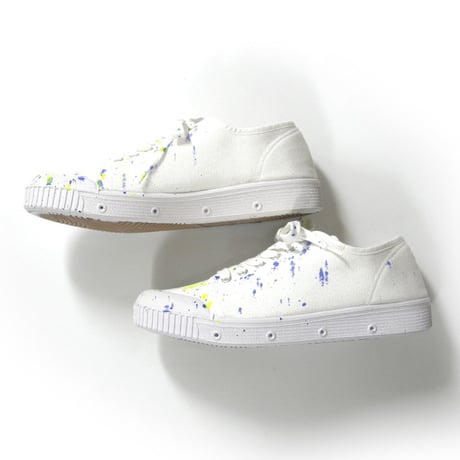 Spring Court × BEAMS LIGHTS ／ スプリングコート × ビームスライツ　G2 CANVAS スプラッシュペイント スニーカー スペイン製 42 ｜ オールシーズン