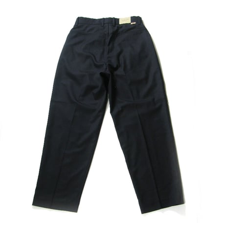 FARAH × JOURNAL STANDARD ／ ファーラー × ジャーナルスタンダード　ツータック ワイド テーパード パンツ トラウザーズ ネイビー ｜ オールシーズン　（No.370508）