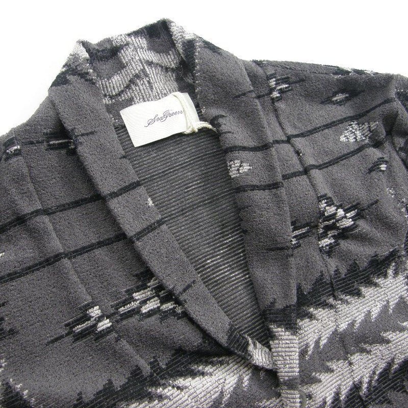 Seagreen / シーグリーン ショールカラー カーディガン 日本製 