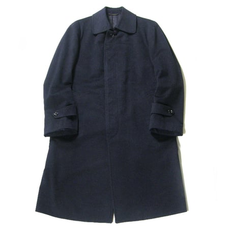 D'URBAN × Loro Piana ／ ダーバン × ロロピアーナ　カシミヤ ステンカラーコート 日本製  ネイビー レナウン ｜ 秋冬　（No.321648）