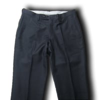 D'URBAN ／ ダーバン　スラックスパンツ 日本製 ノータック パンツ ウール スラックス ブラック ネイビー レナウン ｜ 春 秋冬　（No.320829）