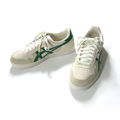 ASICS ／ アシックス　SKATEBOARDING JAPAN PRO レザー スニーカー オフホワイト グリーン ｜ オールシーズン