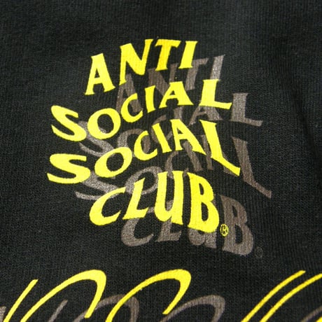 ANTI SOCIAL SOCIAL CLUB ／ アンチソーシャルソーシャルクラブ　パーカー アメリカ製 プルオーバー フーディー ブラック STUSSY ステューシー ストリート ｜ 春 秋冬