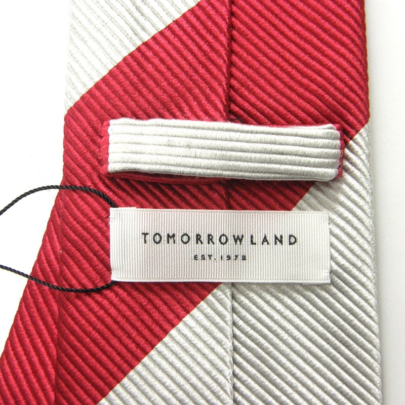 TOMORROWLAND ／ トゥモローランド ネクタイ 日本製 レジメンタルタイ
