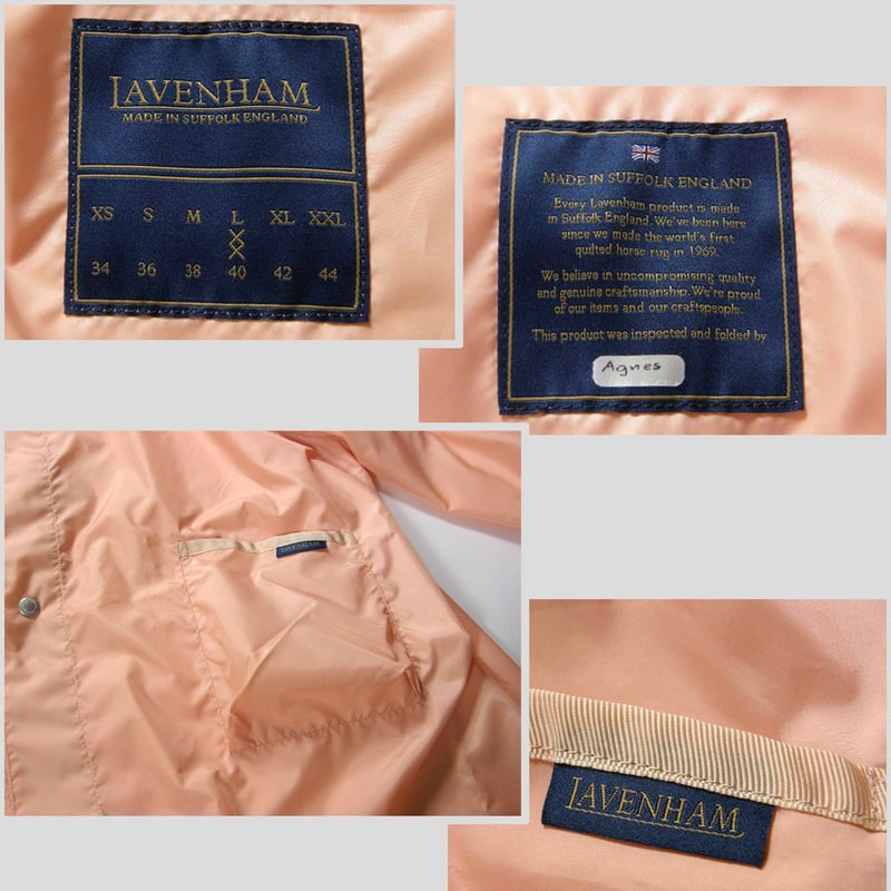 LAVENHAM × L'ECHOPPE / ラベンハム × レショップ 軽量 コート イギリ