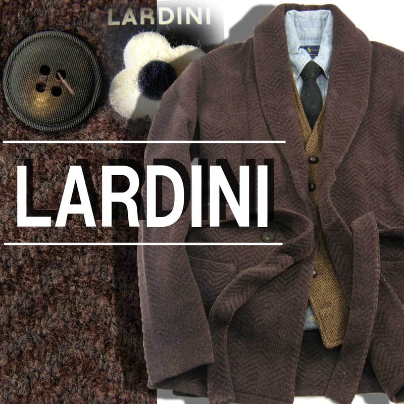 LARDINI / ラルディーニ ニットガウン イタリア製 ウール ニット 