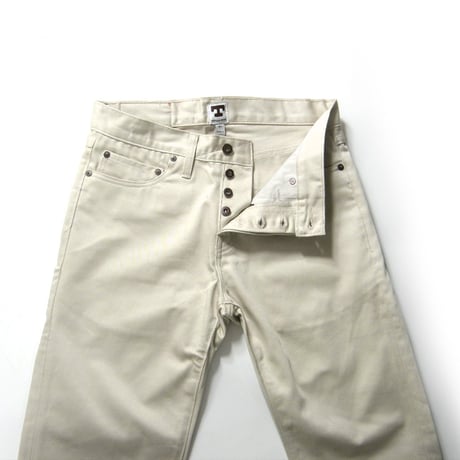 TELLASON × TANNER GOODS ／ テラソン × タナーグッズ　日本製 10oz コットンサテン パンツ アメリカ製 ANKARA オフホワイト ｜ オールシーズン