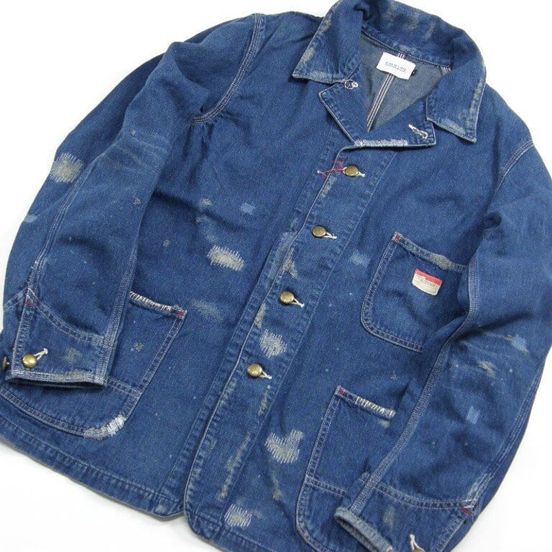 CAL O LINE / キャルオーライン 特殊 ユーズド加工 カバーオール CAL O LINE / キャルオーライン 特殊 ユーズド加工 カバーオール