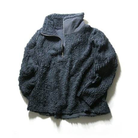 CRAIG GREEN ／ クレイググリーン　ハーフジップ スウェット プルオーバー ハンドメイド ネイビーグレー系 ｜ 秋冬　（No.370882）