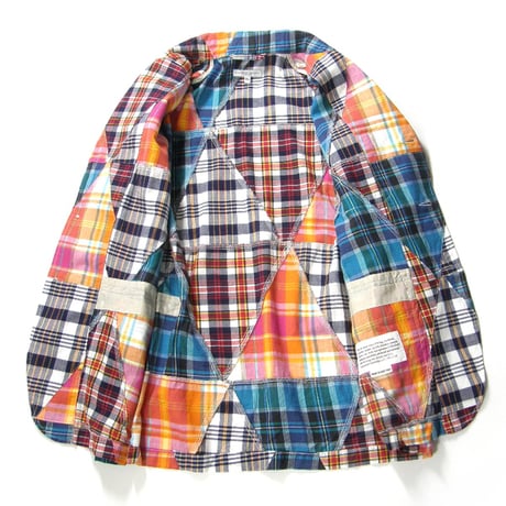 ENGINEERED GARMENTS ／ エンジニアドガーメンツ　パッチワーク ジャケット アメリカ製 ｜ 春夏　（No.370702）