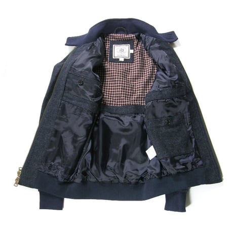 J.PRESS YORK STREET ／ Jプレス ヨークストリート　G9 ハリントンジャケット ツイード ヘリンボーン ブルゾン ジェイプレス ｜ 秋冬　（No.281470）