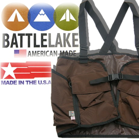 BATTLE LAKE × FREAK'S STORE  / バトルレイク フリークスストア　大容量 ゲームベスト アメリカ製 アウトドア ハンティング ベスト BATTLELAKE