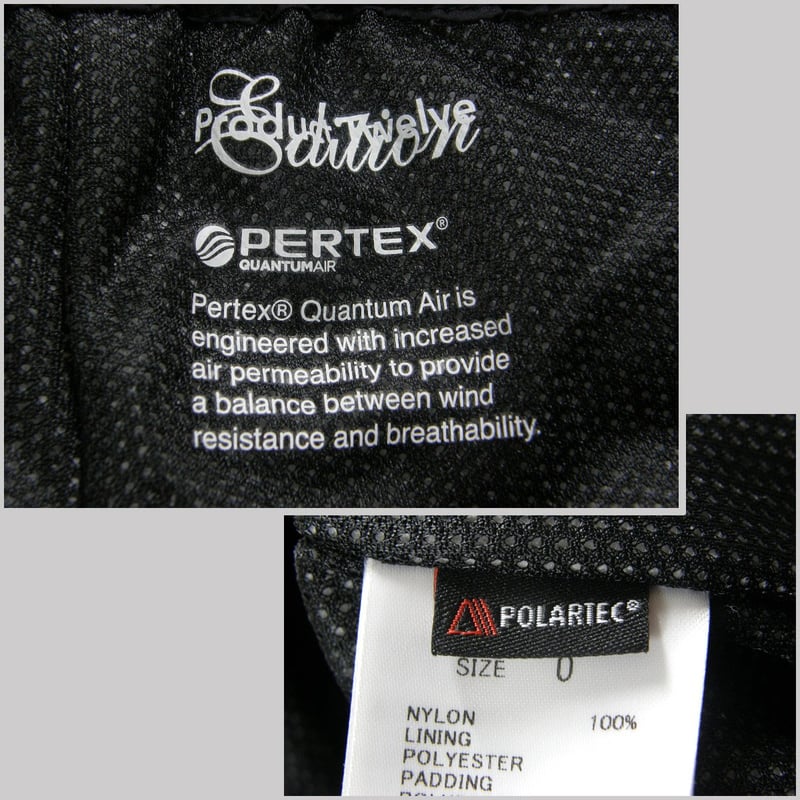 【ポーラテック、パーテックス】Edition×Product Twelve Edition × Product Twelve × POLARTEC × PERTEX ／