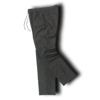 g-stage × AIR WINDOW ／ ジーステージ × エアーウィンドウ　ストレッチ パンツ スラックス 放熱 オンオフ兼用 ストライプ 紺 ネイビー 茶 ブラウン ｜ 春夏