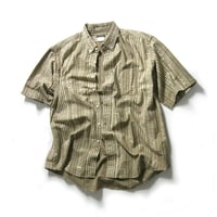 SUNNY SPORTS ／ サニースポーツ　ボタンダウン 半袖シャツ 日本製 90s レトロ ベージュ ｜ 春夏　（No.342770）