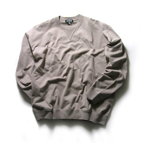 FITFOR × Polygiene ViralOff ／ フィットフォー × ポリジン バイラルオフ　抗菌防臭 Vガゼット スウェット プルオーバー トレーナー グレージュ ｜ 371056