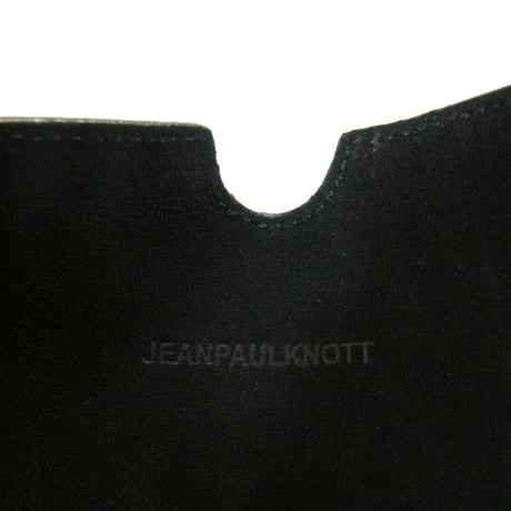 JEANPAULKNOTT ／ ジャンポールノット　A5サイズ iPad タブレット ケース カーフレザー グレイン エンボス ブラック ｜ オールシーズン　（No.280364）