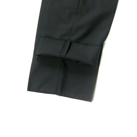 Fumiya Hirano THE TROUSERS × Harrisons ／ フミヤヒラノザトラウザーズ × ハリソンズ　Davis トラウザーズ 日本製 パンツ ブラック ｜ 春夏　370822