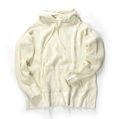 SUNNY SPORTS ／ サニースポーツ　パーカー ヘビーウェイト ワッフル生地 サーマル 50S RAGLAN HOODIE ナチュラル ｜ 春 秋冬　（No.370565）
