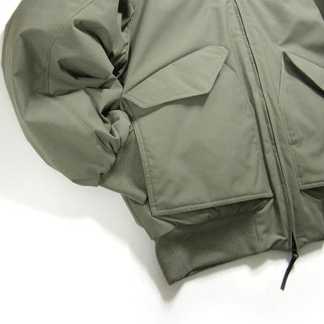 +phenix × WINDSTOPPER プロダクト by GORE‑TEX LABS ／ プラスフェニックス × ウィンドストッパー ゴアテックス　MA-1 ダウンジャケット ｜ 秋冬