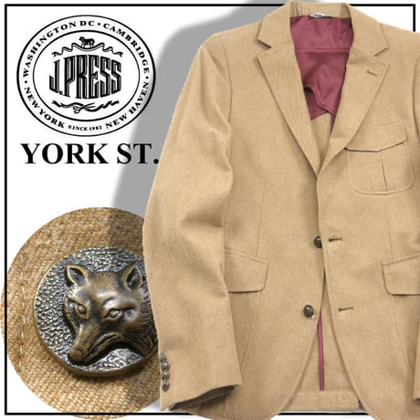 ★希少★ ジェイプレス YORK ST. テーラード ジャケット ベージュ jpress | STORES