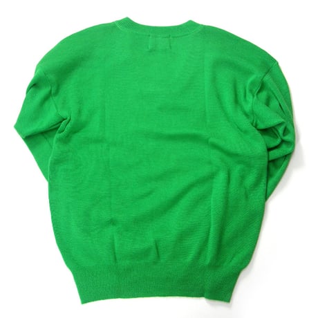 artens ／ アーテンス　ウール Vネック ニット 日本製 WOOL PIECE DYE KYO 緑 グリーン ｜ 秋冬　（No.351808）