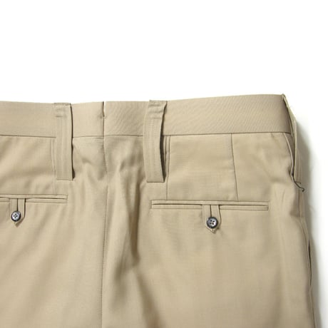 Fumiya Hirano THE TROUSERS × Harrisons ／ フミヤヒラノザトラウザーズ × ハリソンズ　Davis トラウザーズ 日本製 パンツ ベージュ ｜ 春夏　370821