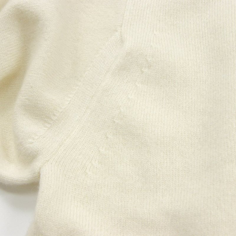 Olde H ＆ Daughter カシミヤニット white smoke Olde H & Daughter ／ オールドエイチアンドドーター カシミヤ