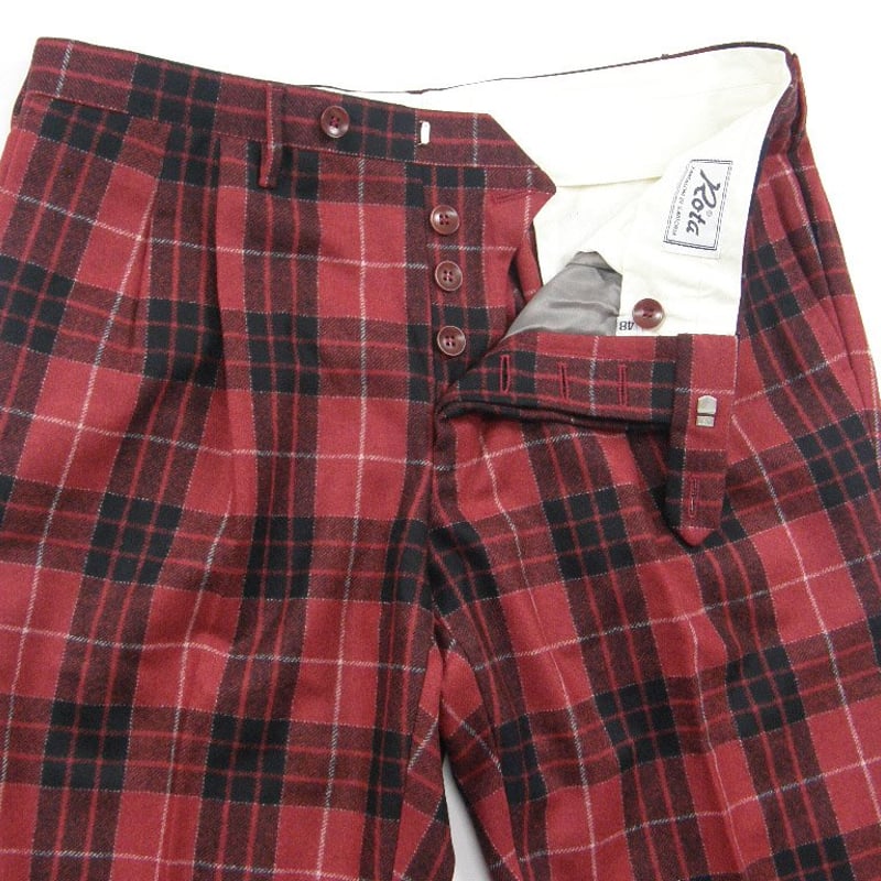 ROTA ロータ 2タックスラックス Wool Flannel ROTA ロータ 2タックスラックス Wool Flannel