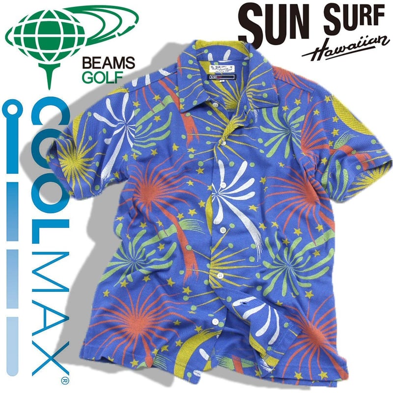 BEAMS GOLF × SUN SURF × COOLMAX / ビームスゴルフ サンサーフ...