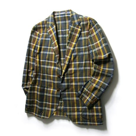 MACKINTOSH PHILOSOPHY ／ マッキントッシュフィロソフィー　軽量 アンコンジャケット マドラスチェック ｜ 春夏　（No.301557）