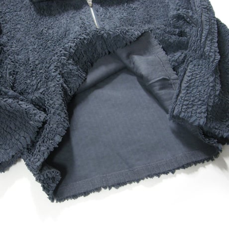 CRAIG GREEN ／ クレイググリーン　ハーフジップ スウェット プルオーバー ハンドメイド ネイビーグレー系 ｜ 秋冬　（No.370882）