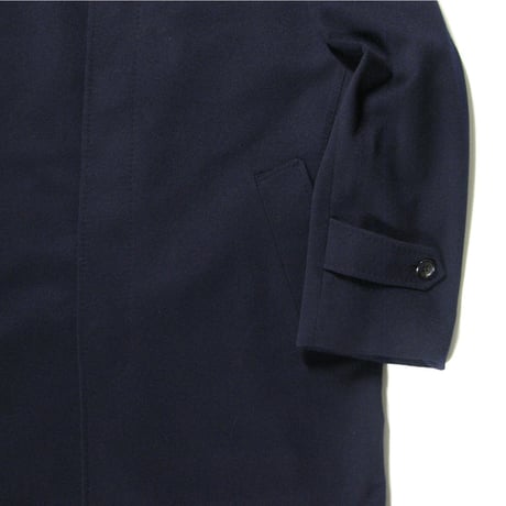 D'URBAN × Loro Piana ／ ダーバン × ロロピアーナ　カシミヤ ステンカラーコート 日本製 ネイビー レナウン ｜ 秋冬　（No.321649）