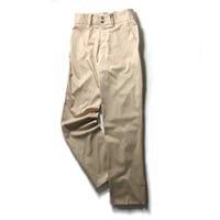 VIGANO × International Gallery BEAMS ／ ヴィガーノ　超 ストレッチ ハイウエスト スラックス パンツ イタリア製 ベージュ ｜ 春夏