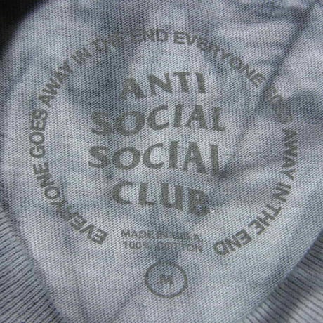ANTI SOCIAL SOCIAL CLUB ／ アンチソーシャルソーシャルクラブ　タイダイ Tシャツ USA製 ブラック ピンク ASSC ｜ オールシーズン