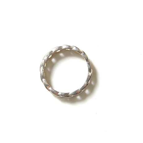 HATTON LABS ／ ハットンラブス　スターリングシルバー リング イタリア製 MINI CUBAN RING 指輪 STERLING SILVER 925 シルバー ｜ オールシーズン