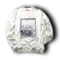 Woodstock Music and Art Festival × BEAMS GOLF ／ ウッドストック フェスティバル × ビームスゴルフ　スウェット トレーナー 白 ｜ 秋冬　（360326