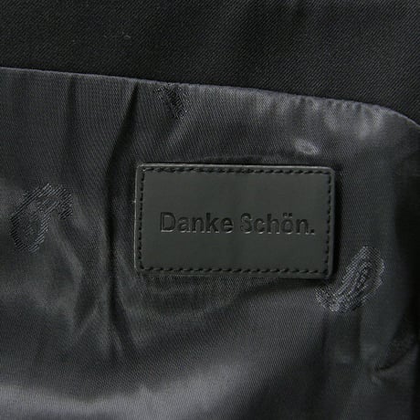 Danke Schon ／ ダンケシェーン　ストレッチ ジャケット オーバーサイズ テーラードジャケット ブラック ｜ 春 秋冬