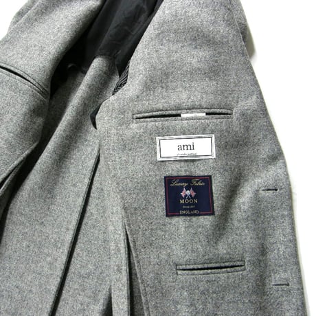 Ami Alexandre Mattiussi × MOON ／ アミアレクサンドル テュッシ × ムーン　ツイード ウール ジャケット Ami Paris アミパリス ｜ 秋冬　（No.301516