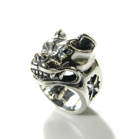 Bill Wall Leather ／ ビルウォールレザー　Large Dog Head Ring silver925 アメリカ製 ラージドッグヘッドリング シルバー925 指輪 ｜ オールシーズン