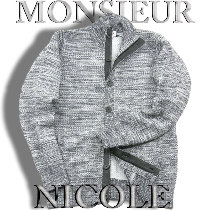 MONSIEUR NICOLE / ムッシュニコル ニット アウター ジップ MONSIEUR NICOLE / ムッシュニコル ニット アウター ジップ