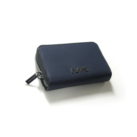 MICHAEL KORS ／ マイケルコース　コンパクト財布 COOPER ミニウォレット コインケース カードケース ネイビー ｜ オールシーズン　（No.360298）