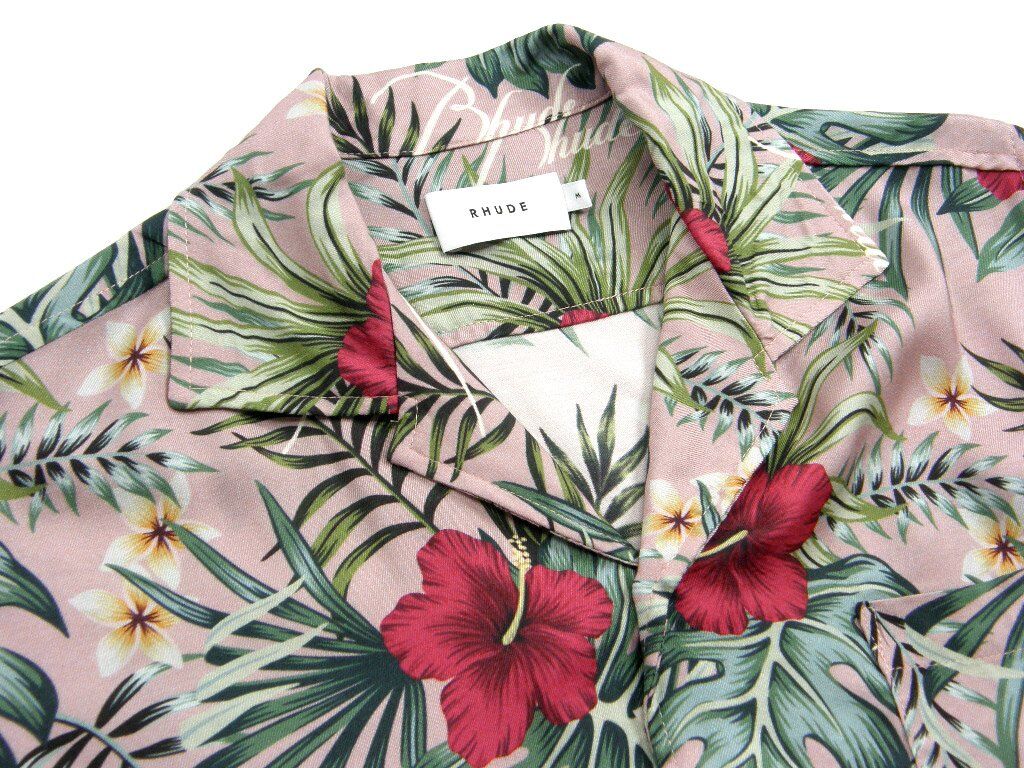 RHUDE ／ ルード ボタニカル アロハシャツ アメリカ製 半袖