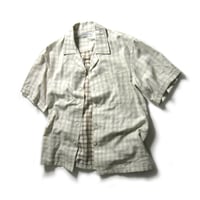 MACKINTOSH LONDON ／ マッキントッシュ ロンドン　ダブルガーゼ オープンカラーシャツ 消臭テープ 半袖シャツ オフホワイト 三陽商会 ｜ 春夏　（No.380283）