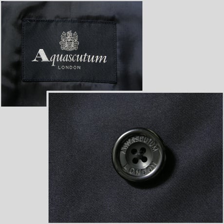 Aquascutum ／ アクアスキュータム　撥水 カシミヤ混ライナー付き ステンカラーコート 日本製 ｜ 春 秋冬　（No.321275）