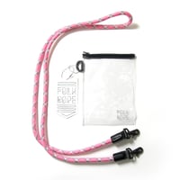 FOLK ROPE ／ フォークロープ　極太ストラップ ＋ クリアポーチ 日本製 クリア ｜ オールシーズン　（No.344464）
